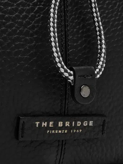 The Bridge Pebbled Leather Flap Backpack In Pattern