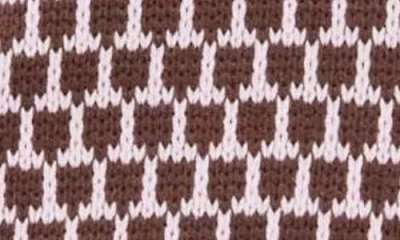 Blu Pepper Geometric Pattern Relaxed Sweater In Multi