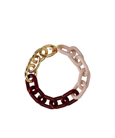 Marni Chain-linked Necklace In Multi