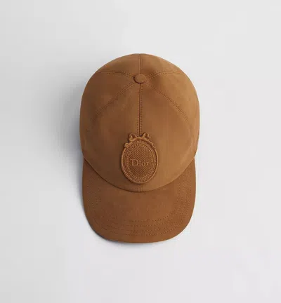 Dior Baseball Cap In Brown