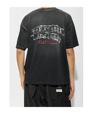 Represent Graphic-print T-shirt In Gray