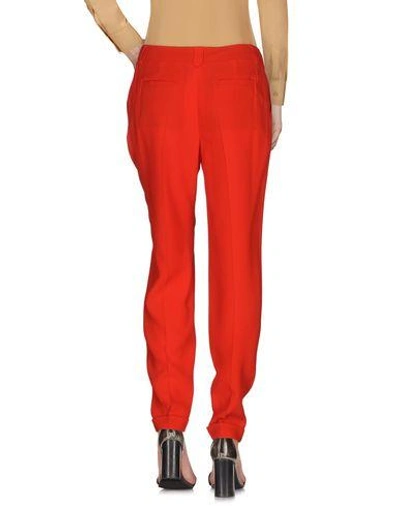 Shop Fausto Puglisi Casual Pants In Red