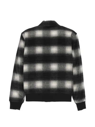 Les Deux Check-pattern Logo-patch Jacket In Multi