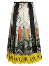 GUCCI Gucci Waterlilies Print Skirt,430556ZIP691061