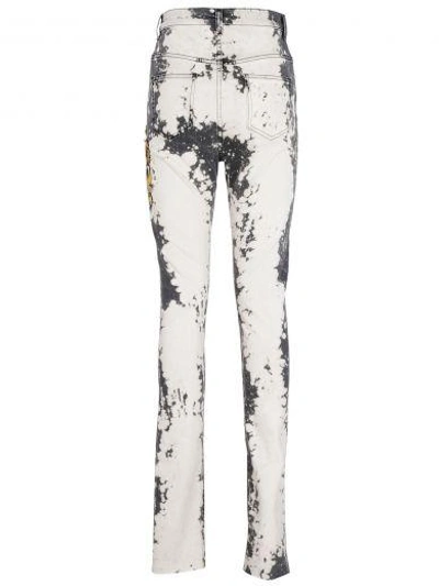 Shop Gucci Embroidered Skinny Jeans
