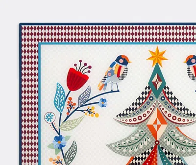 Vesta Table Linens Red Uni In Multi