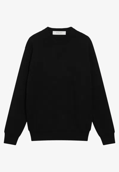Golden Goose Db Reversed Golden Sweatshirt In Black