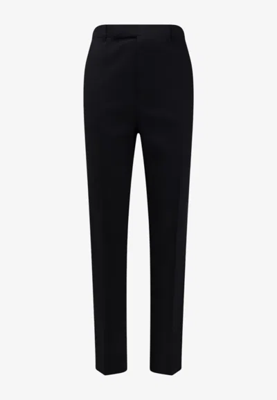 Celine Wool Straight-leg Pants In Multi