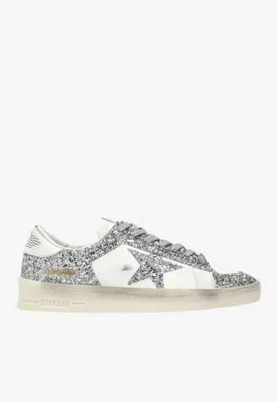 Golden Goose Db Stardan Glittered Sneakers In Pattern
