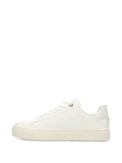 MONOGRAM-EMBOSSED PLATFORM SNEAKERS