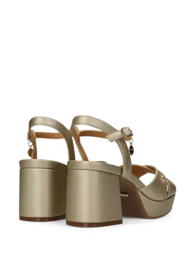 Mexx Crossover-strap Platform Sandals In Multi