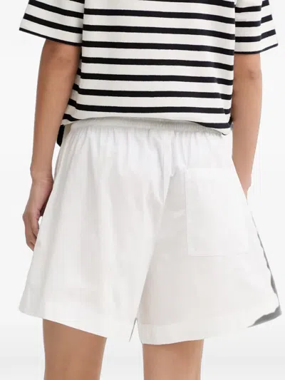 DRAWSTRING ELASTICATED COTTON SHORTS