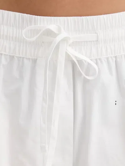 DRAWSTRING ELASTICATED COTTON SHORTS