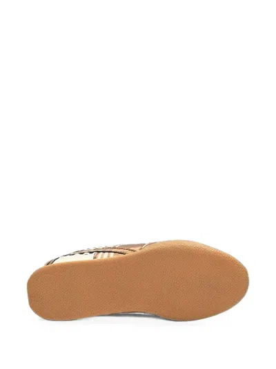 TULA SUZY METALLIC-EFFECT HONEYCOMB-MESH SNEAKERS