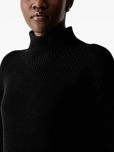 RIBBED RAGLAN-SLEEVE SWEATER