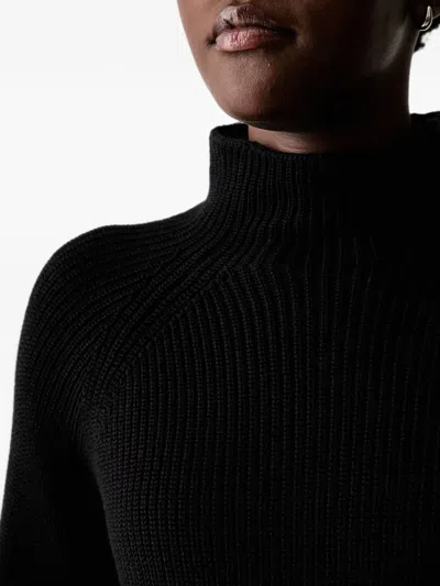 RIBBED RAGLAN-SLEEVE SWEATER