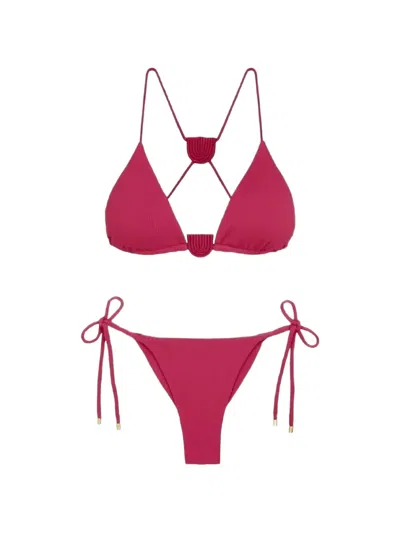 FIRENZE YARA TEXTURED TIE-SIDE BIKINI