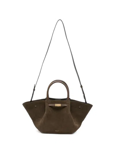 MEDIUM NEW YORK SUEDE TOTE BAG