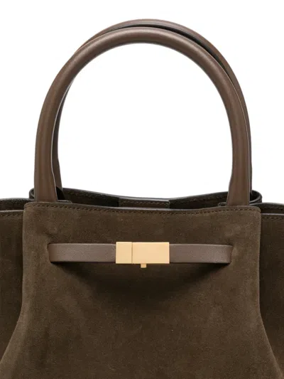 MEDIUM NEW YORK SUEDE TOTE BAG