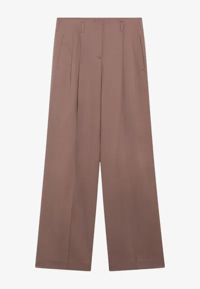 Golden Goose Db Straight-leg Tailored Pants In Yellow