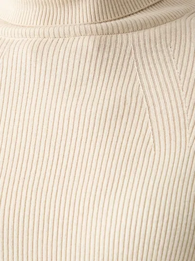 RIBBED-KNIT ROLL-NECK SWEATER