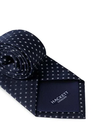 GEOMETRIC FLOWER-PATTERN TIE