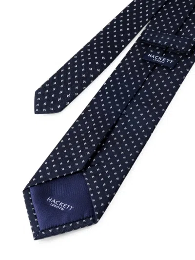 GEOMETRIC FLOWER-PATTERN TIE