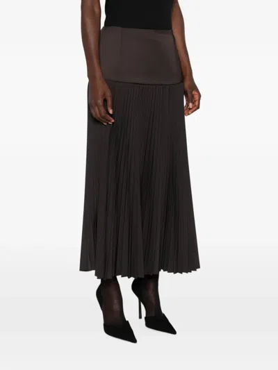 PLEATED-PANEL SKIRT