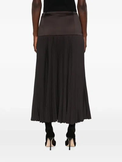 PLEATED-PANEL SKIRT