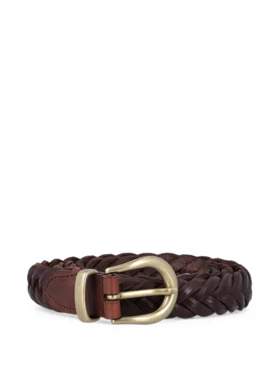 BRAIDED LEATHER BELT