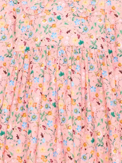 CLEMENTINA FLORAL-PRINT PETER PAN-COLLAR DRESS