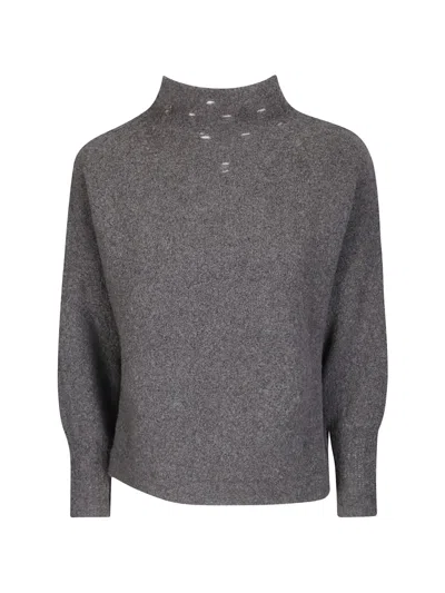 DISTRESSED BOUCLÉ SWEATER