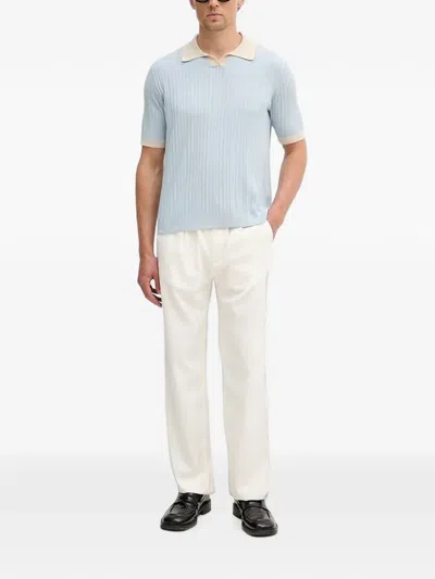RIBBED-KNIT T-SHIRT
