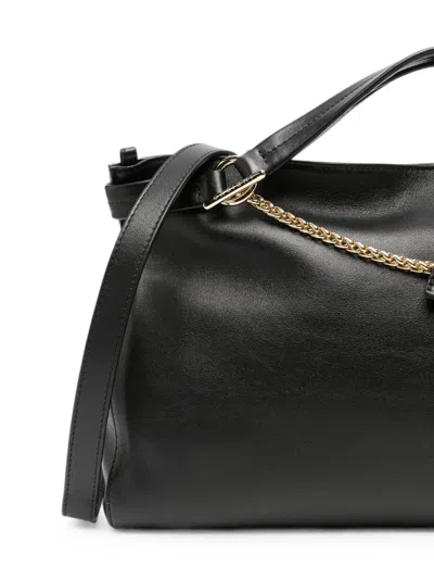 Orciani Chain-link Leather Tote Bag In Pattern