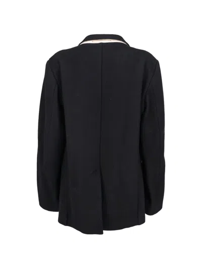 Pre-owned Dries Van Noten Patch-pocket Single-breasted Jacket In Black