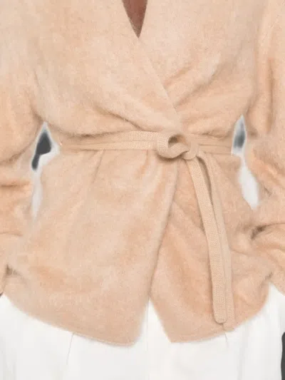 BRUSHED WRAP CARDIGAN