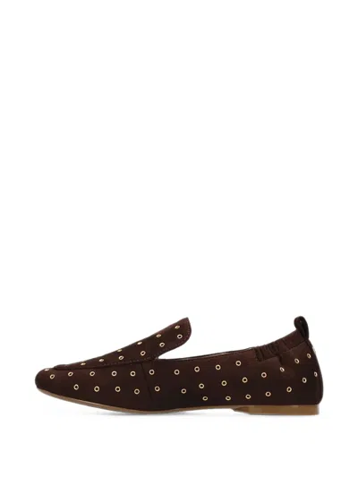 EYELET-EMBELLISHED LOAFERS