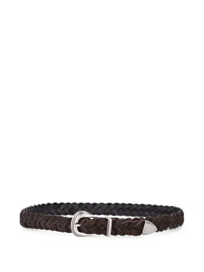 JOHN BRAIDED SUEDE BELT