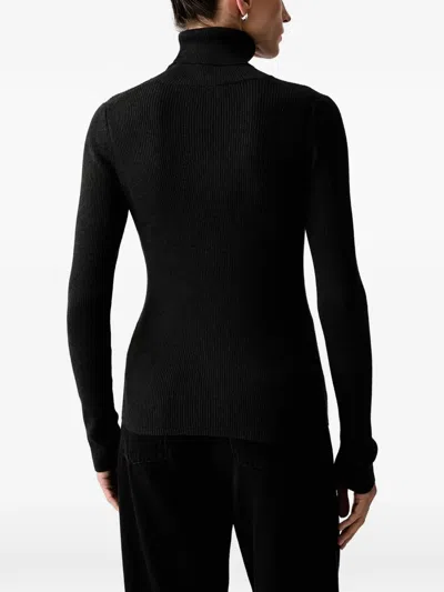 RIBBED ROLL-NECK SWEATER