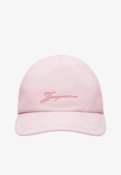 Jacquemus Baluchon Baseball Cap In Pink