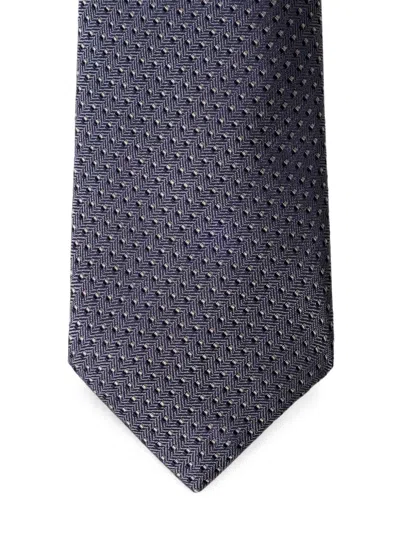 DOT-PATTERN SILK TIE