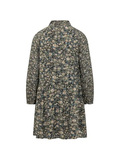 KIMIA RUFFLED FLORAL-PRINT MINI DRESS