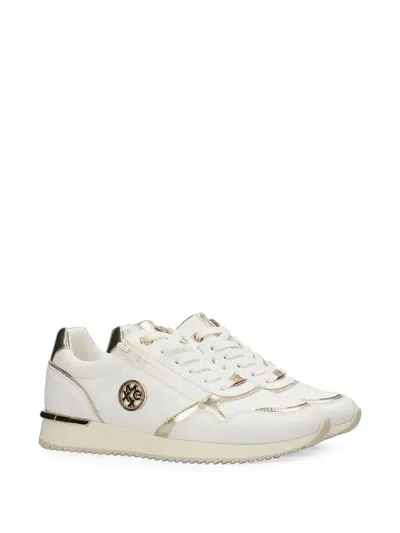 EKE CAIA METALLIC-TRIM SNEAKERS