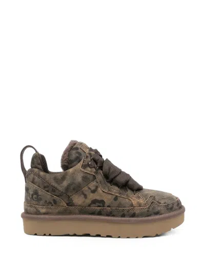LEOPARD-PRINT PLATFORM SNEAKERS