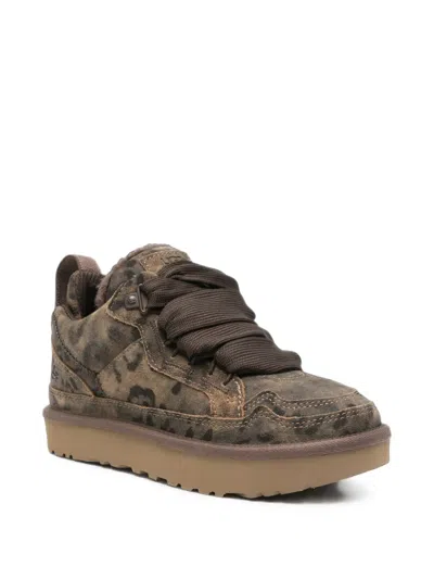 LEOPARD-PRINT PLATFORM SNEAKERS