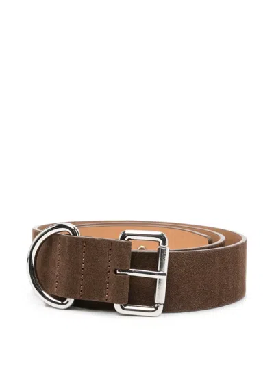 SUEDE D-RING BELT