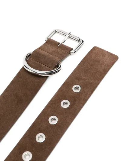 SUEDE D-RING BELT