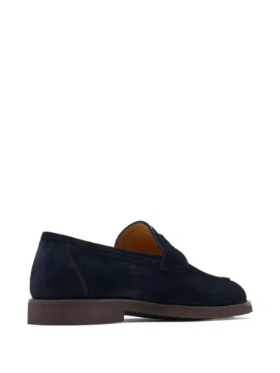 CERVAN SUEDE PENNY LOAFERS