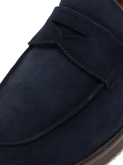 CERVAN SUEDE PENNY LOAFERS