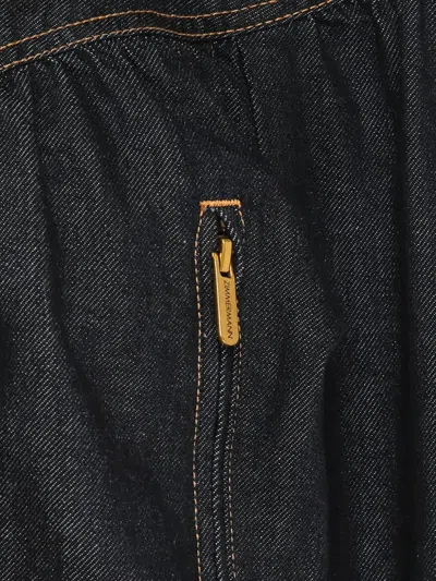 BOW-DETAIL DENIM JACKET